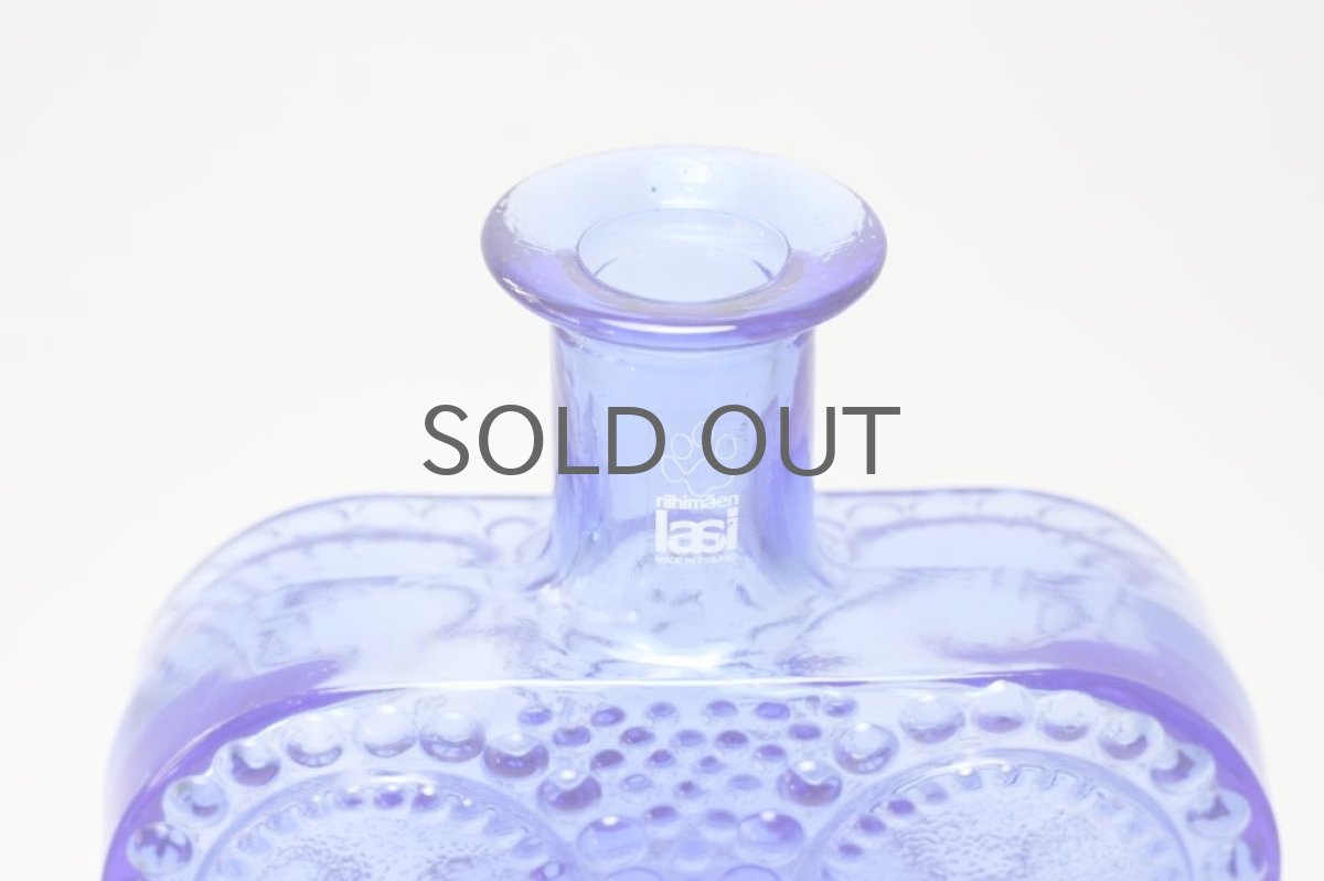 画像2: Riihimaen Lasi/Grapponia/ナニー・スティル/グラッポニアボトル/ブルー (2)