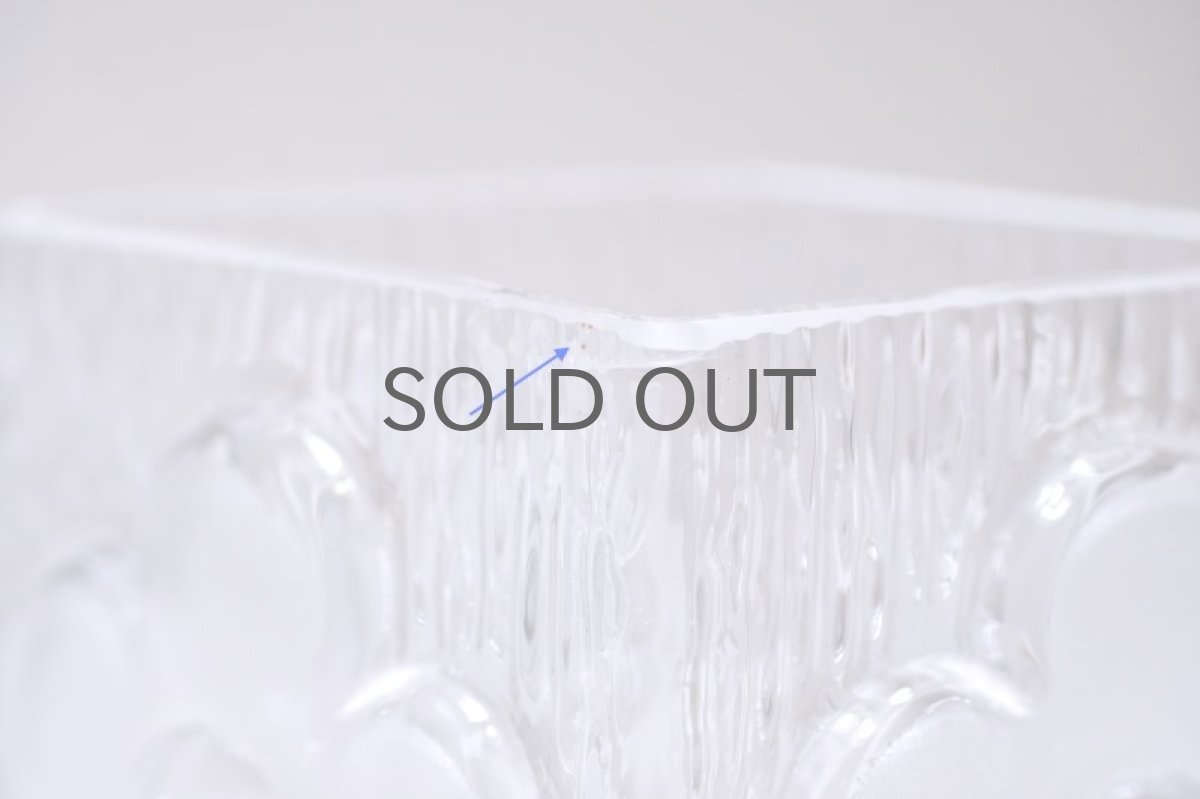 画像5: 北欧雑貨/スウェーデンで買い付けたクリアベース/花柄 (5)