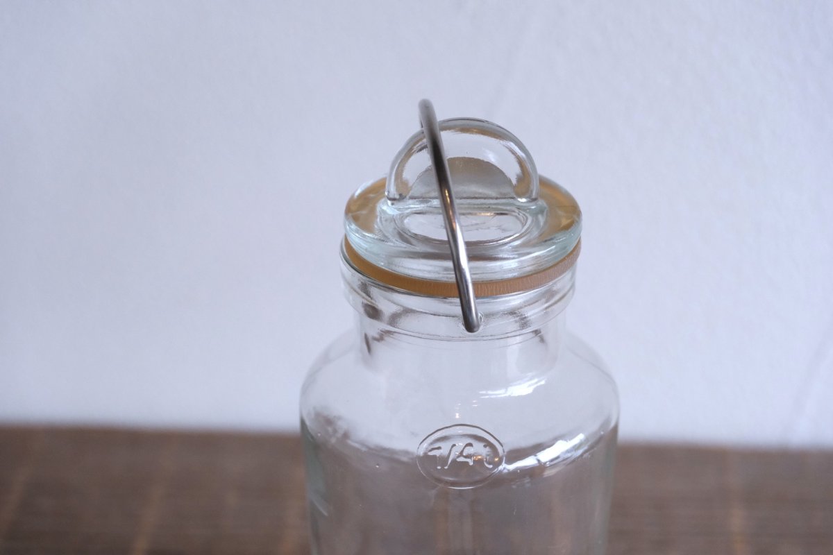 画像2: 北欧雑貨/RIIHIMÄEN Lasi/リーヒマエンラシ/Ole Palsby/オーレ・パルスビイ/ガラス製保存容器/250cc/No.1 (2)