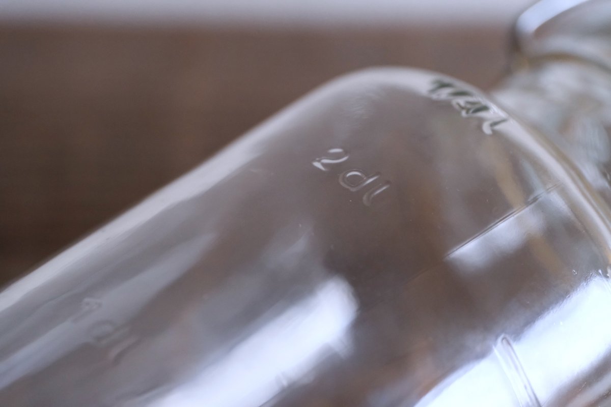 画像4: 北欧雑貨/RIIHIMÄEN Lasi/リーヒマエンラシ/Ole Palsby/オーレ・パルスビイ/ガラス製保存容器/250cc/No.1 (4)