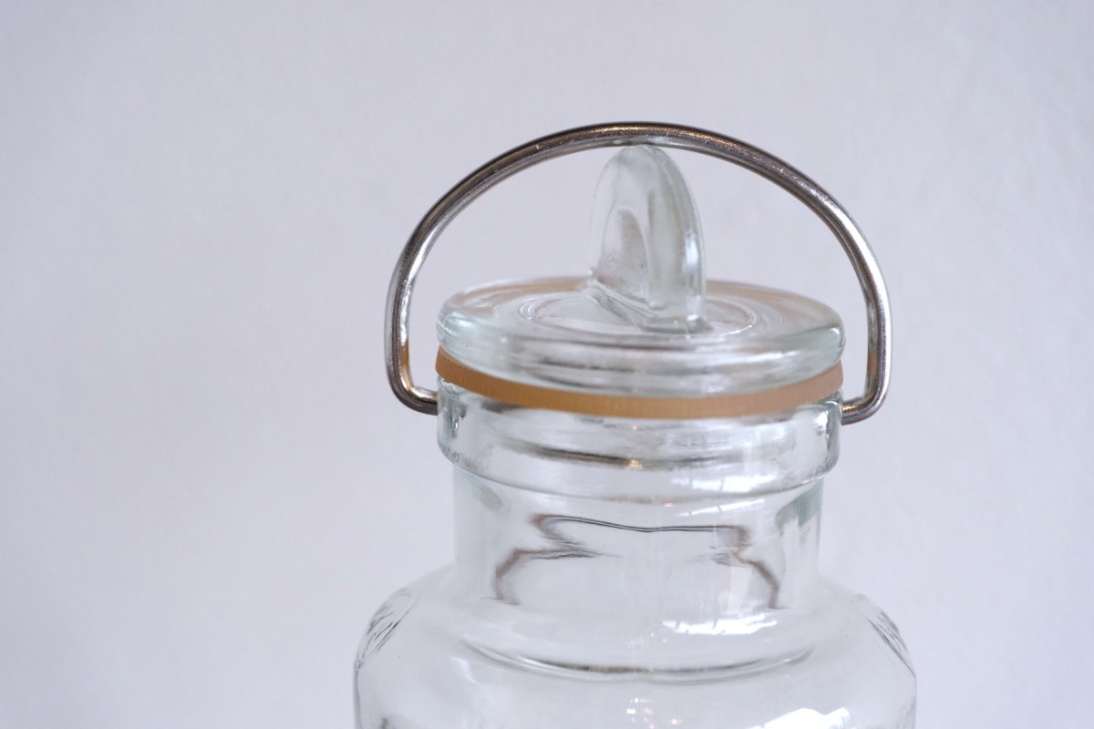 画像2: 北欧雑貨/RIIHIMÄEN Lasi/リーヒマエンラシ/Ole Palsby/オーレ・パルスビイ/ガラス製保存容器/250cc/No.2 (2)