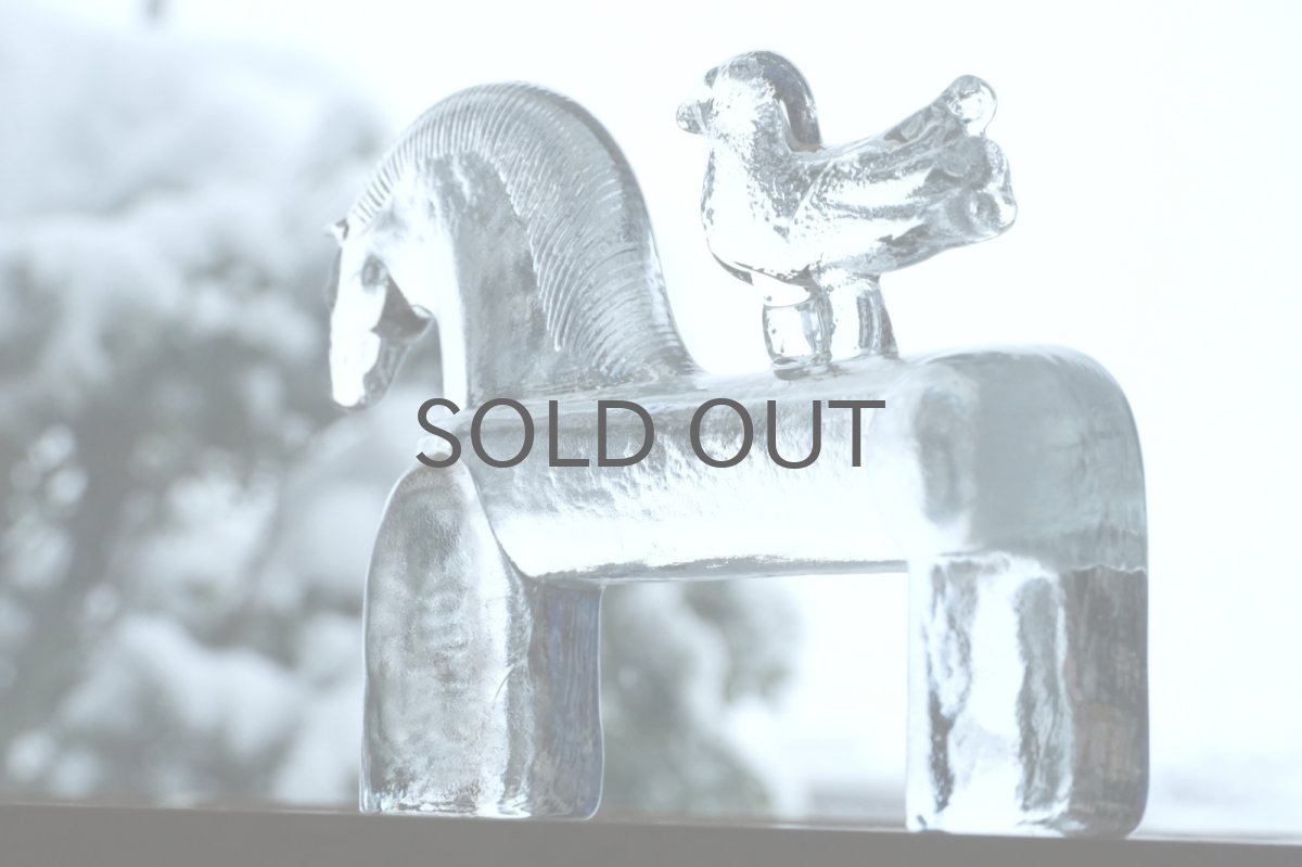 画像4: Kosta Boda/コスタボダ/ガラスのオブジェ /Bertil Vallien/バーティル・ヴァルレーン/馬＆小鳥 (4)