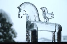 画像3: Kosta Boda/コスタボダ/ガラスのオブジェ /Bertil Vallien/バーティル・ヴァルレーン/馬＆小鳥 (3)