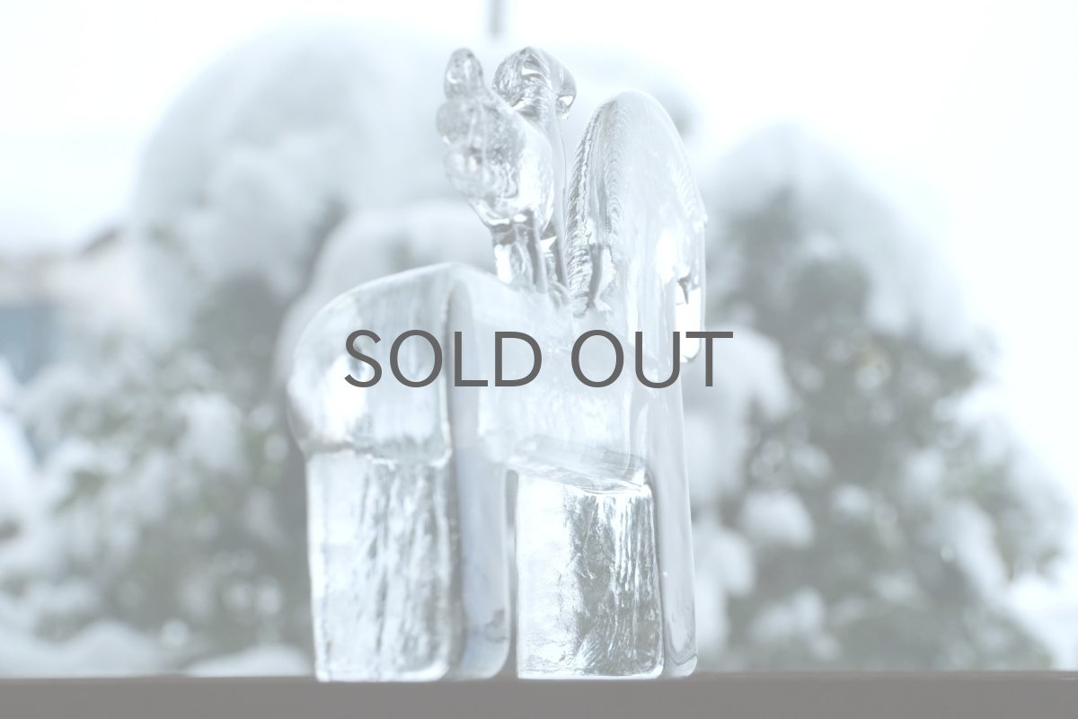 画像5: Kosta Boda/コスタボダ/ガラスのオブジェ /Bertil Vallien/バーティル・ヴァルレーン/馬＆小鳥 (5)