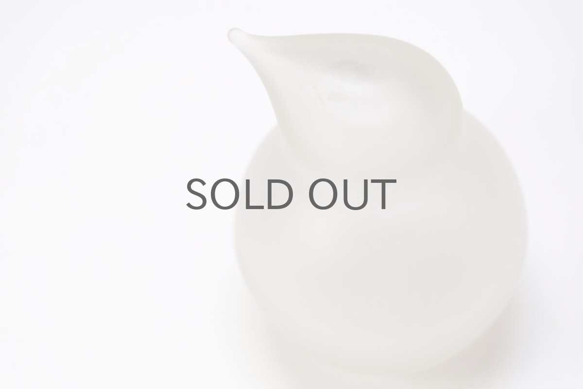 画像6: 北欧ビンテージ雑貨/フィンランド/Riihimaen Lasi/リーヒマエンラシ/Sakari Pykälä/ガラスの小鳥/サンドブラスト仕上げ (6)