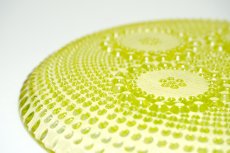 画像7: Riihimaen Lasi/Grapponia/ナニー・スティル/グラッポニア/22cmプレート/イエロー (7)