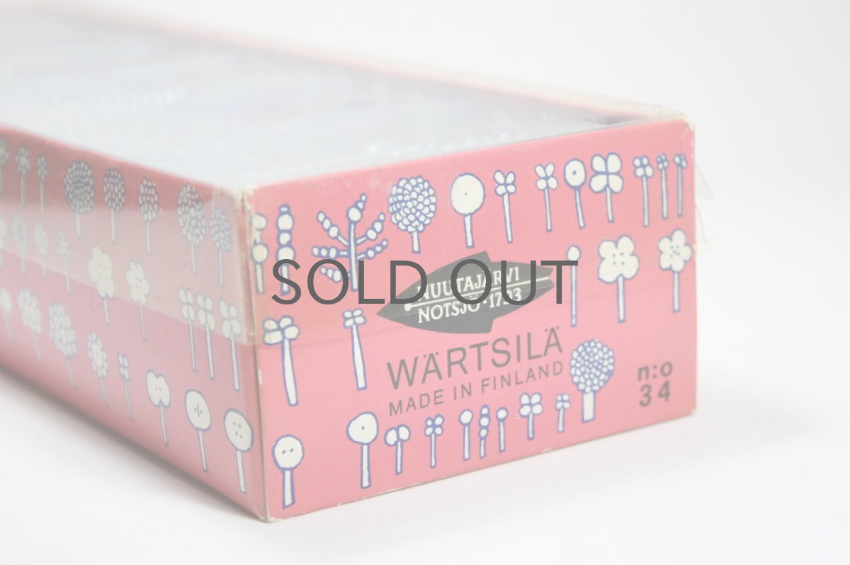 画像9: 北欧ビンテージガラス/オイバトイッカ/フローラ/ヌータヤルヴィ/グラス/タンブラー/オリジナルボックス付き/6個セット/未使用品/ブルー/高さ10cm (9)