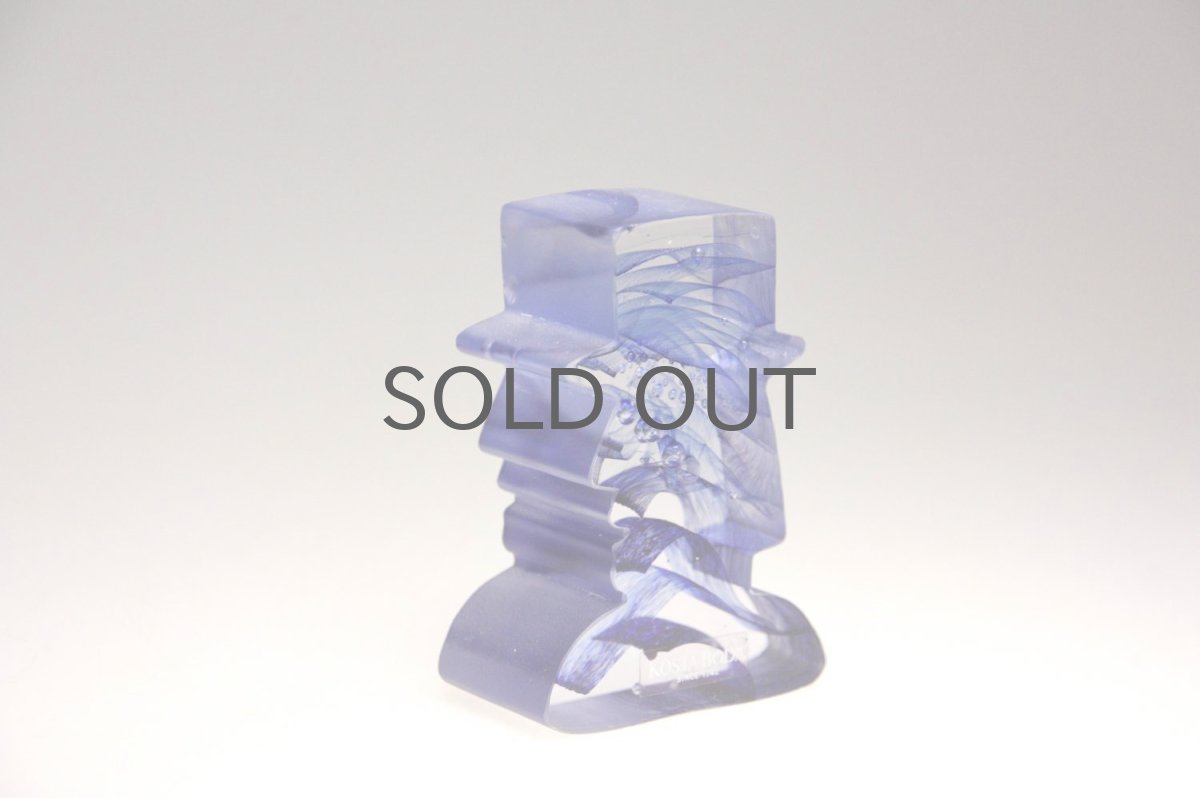 画像1: 北欧ガラス /KOSTA BODA /Bertil Vallien/mini sculptures/Gentleman (1)