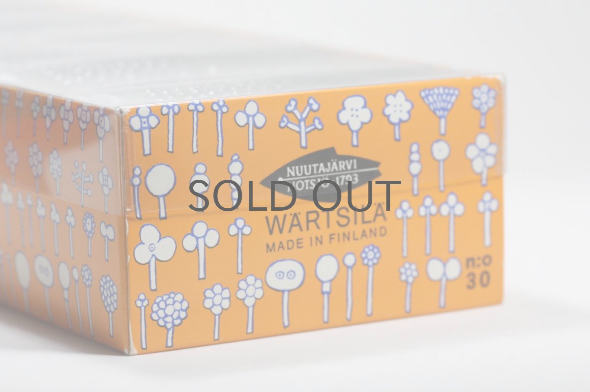 画像14: 北欧ビンテージガラス/オイバトイッカ/フローラ/グラス/タンブラー/オリジナルボックス付き/6個セット/未使用品/グレイ/ロング/高さ12cm (14)