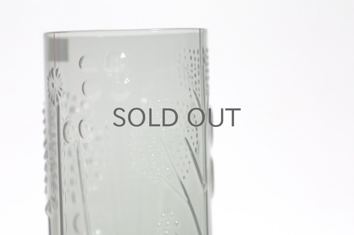 画像7: 北欧ビンテージガラス/オイバトイッカ/フローラ/グラス/タンブラー/オリジナルボックス付き/6個セット/未使用品/グレイ/ロング/高さ12cm (7)