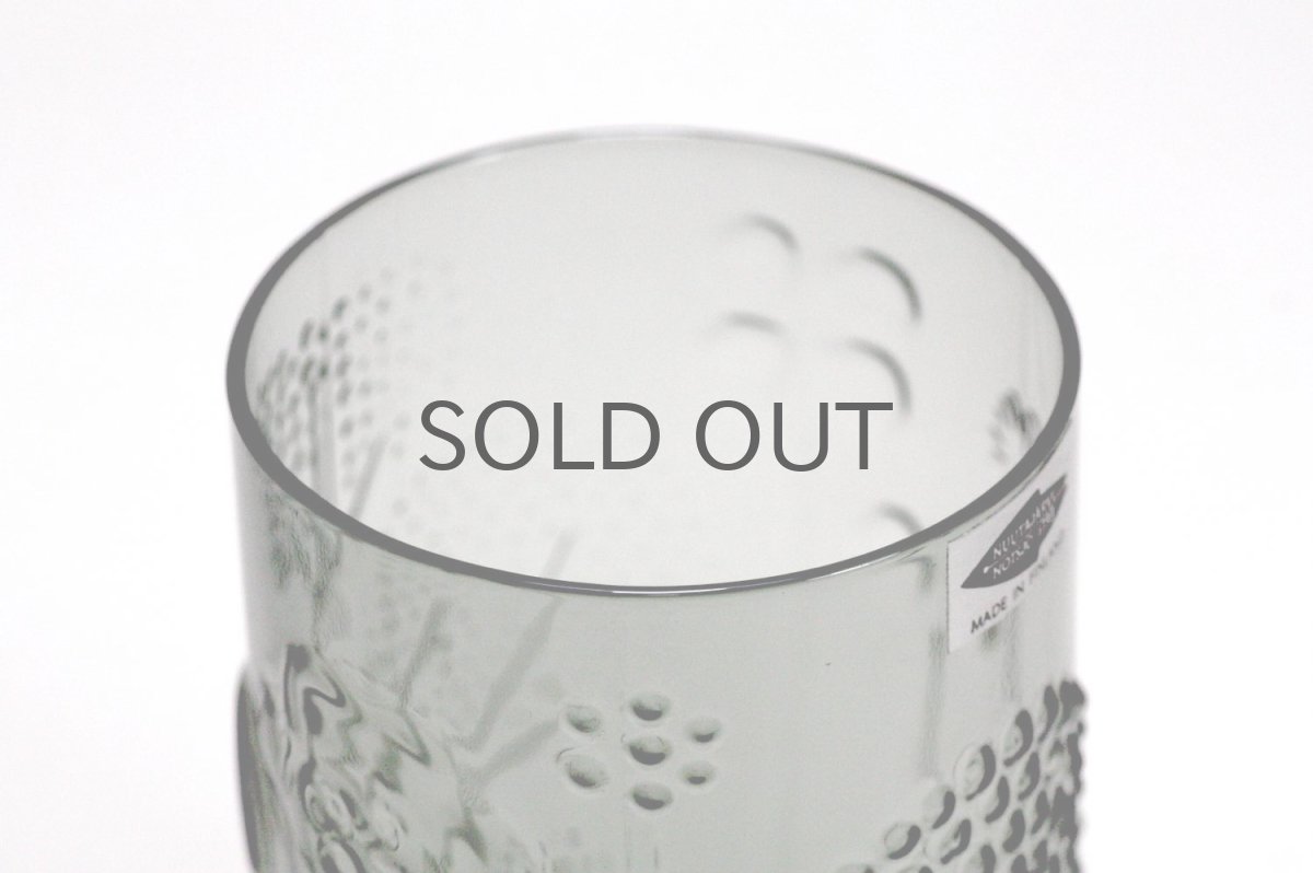 画像8: 北欧ビンテージガラス/オイバトイッカ/フローラ/グラス/タンブラー/オリジナルボックス付き/6個セット/未使用品/グレイ/ロング/高さ12cm (8)