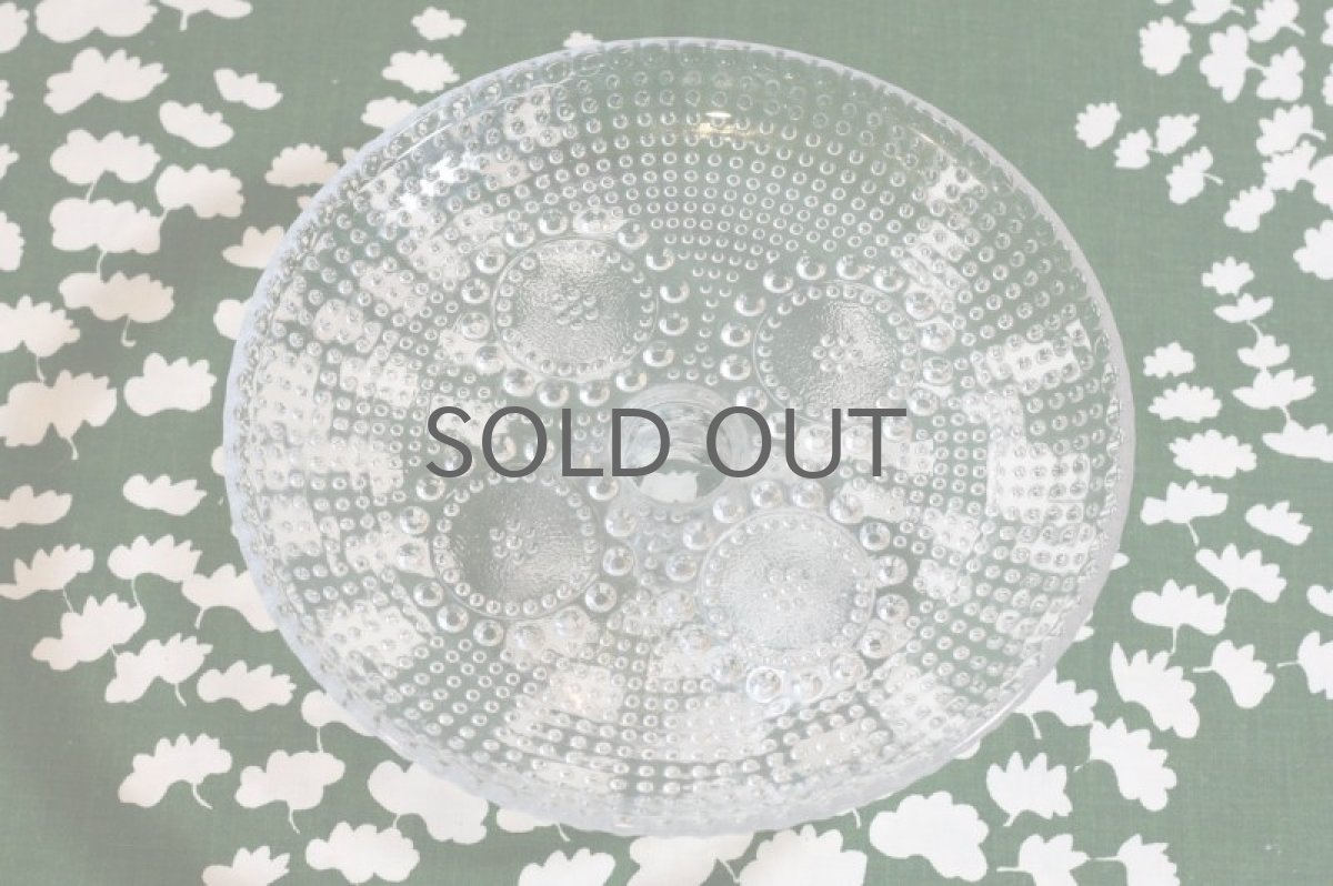 画像3: 北欧ビンテージガラス/Riihimaen Lasi/Grapponia/ナニー・スティル/グラッポニア/ケーキスタンド/クリア (3)