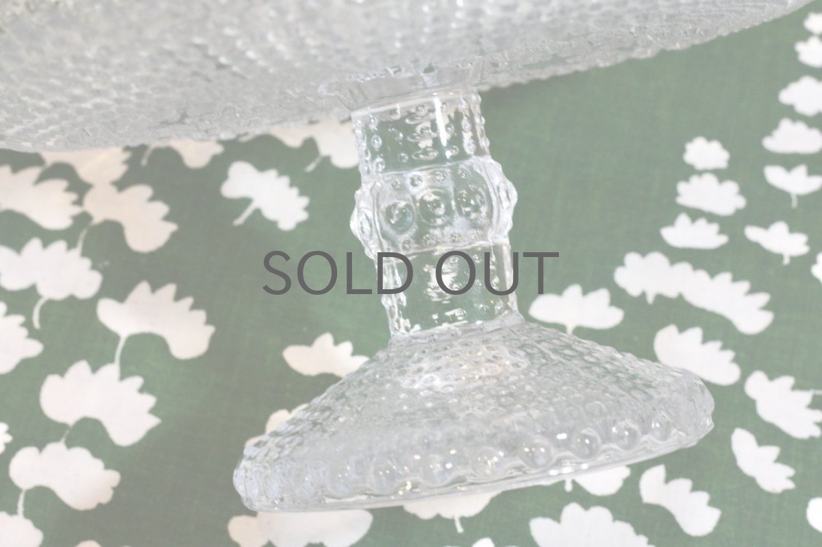 画像7: 北欧ビンテージガラス/Riihimaen Lasi/Grapponia/ナニー・スティル/グラッポニア/ケーキスタンド/クリア (7)