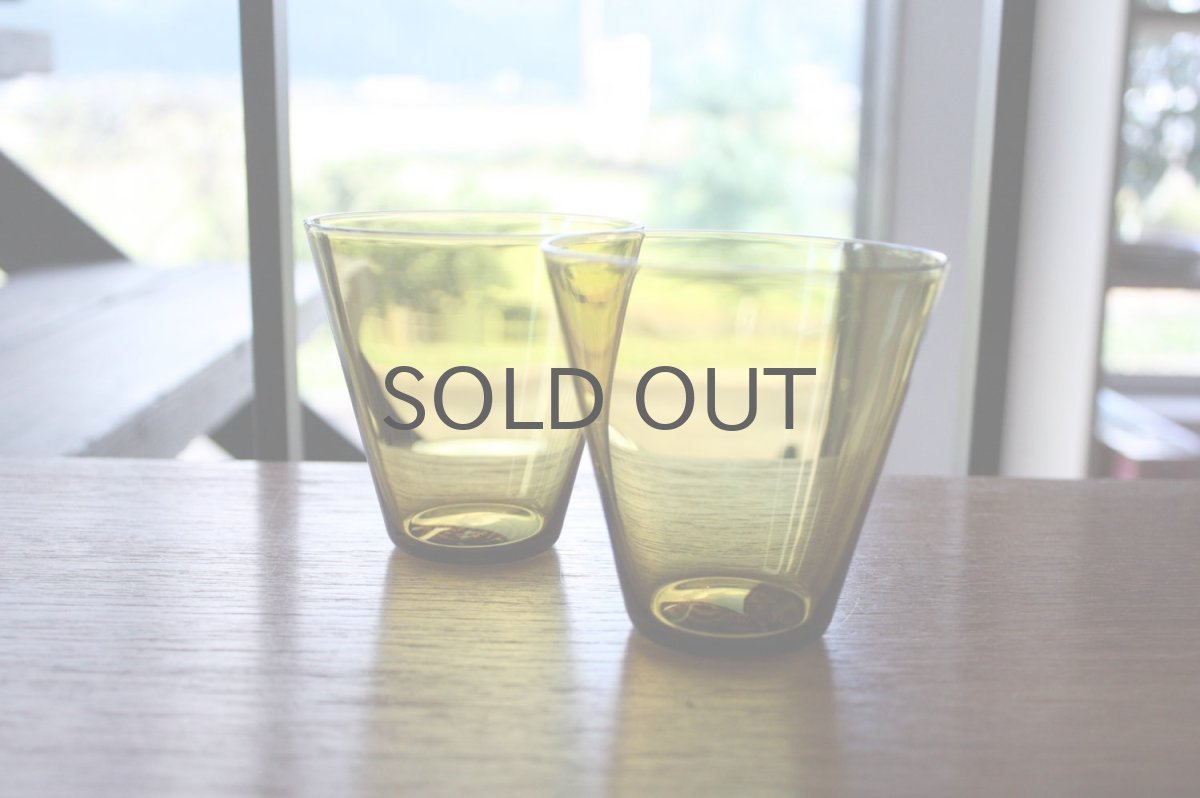 画像6: ビンテージ北欧雑貨/Kaj Franck/カイ・フランク/2744/タンブラー/Mサイズ/Nuutajarvi/ニュータヤルヴィ/アンバー (6)