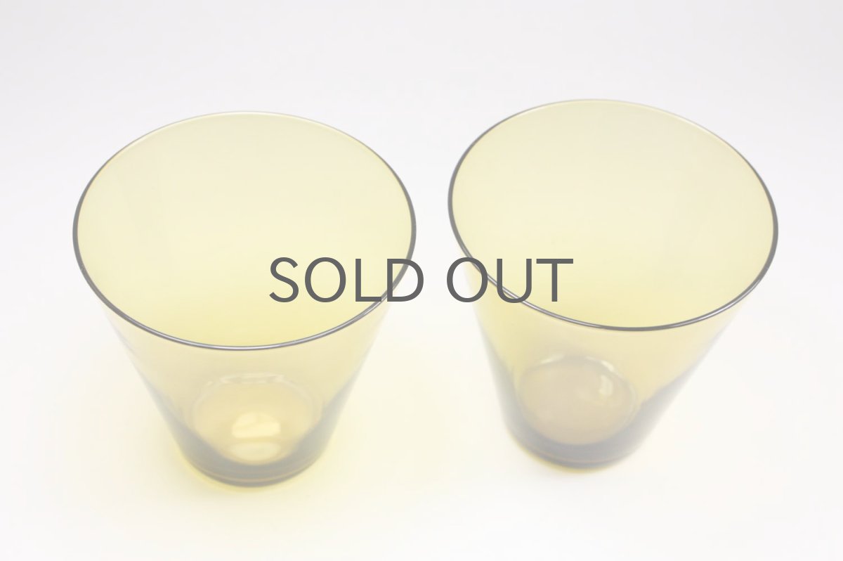 画像3: ビンテージ北欧雑貨/Kaj Franck/カイ・フランク/2744/タンブラー/Mサイズ/Nuutajarvi/ニュータヤルヴィ/アンバー (3)