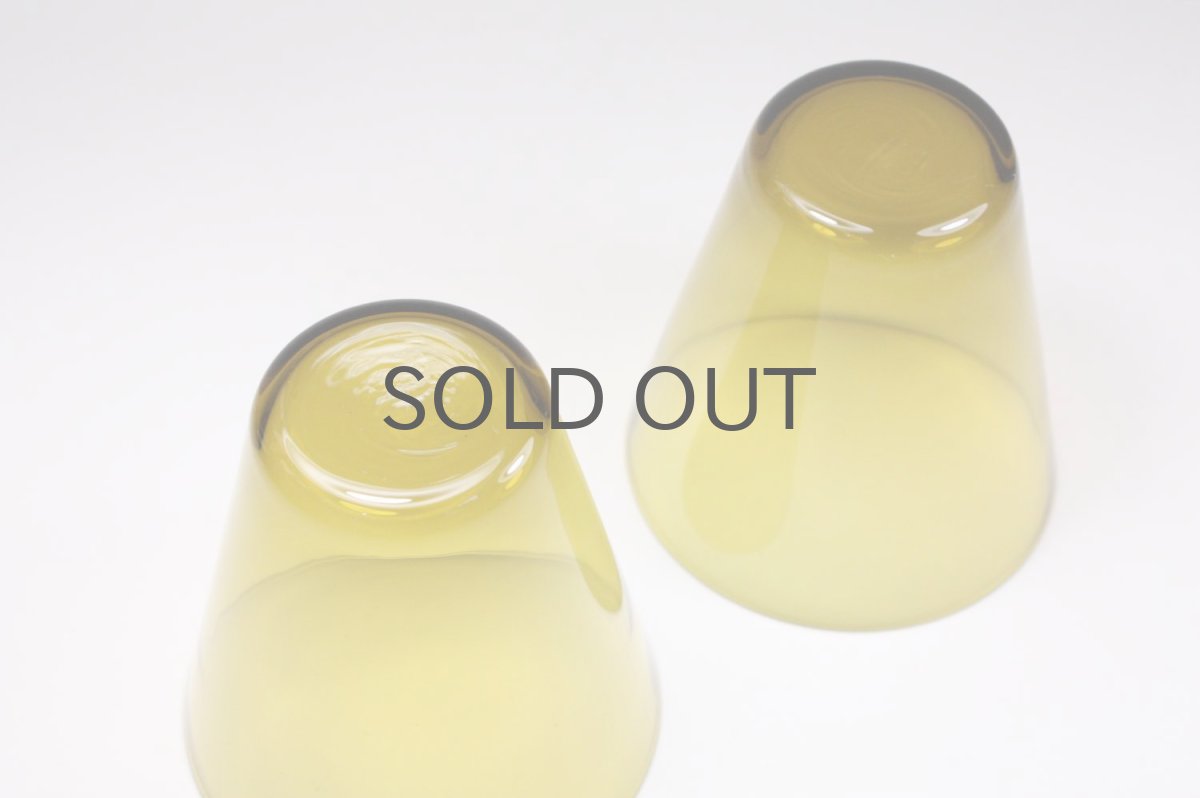 画像4: ビンテージ北欧雑貨/Kaj Franck/カイ・フランク/2744/タンブラー/Mサイズ/Nuutajarvi/ニュータヤルヴィ/アンバー (4)