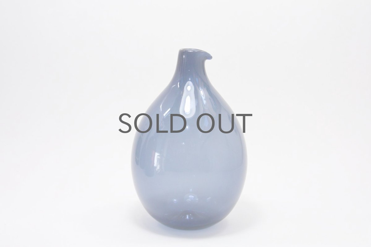 画像2: ビンテージ北欧雑貨/iittala/イッタラ/ TIMO SARPANEVA/ティモ・サルパネバ/バードボトル/i-501/ブルー (2)