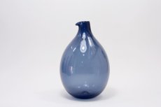 画像1: ビンテージ北欧雑貨/iittala/イッタラ/ TIMO SARPANEVA/ティモ・サルパネバ/バードボトル/i-501/ブルー (1)