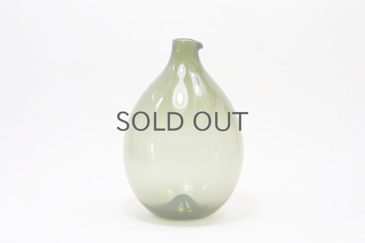画像2: ビンテージ北欧雑貨/iittala/イッタラ/ TIMO SARPANEVA/ティモ・サルパネバ/バードボトル/i-501/グリーン (2)