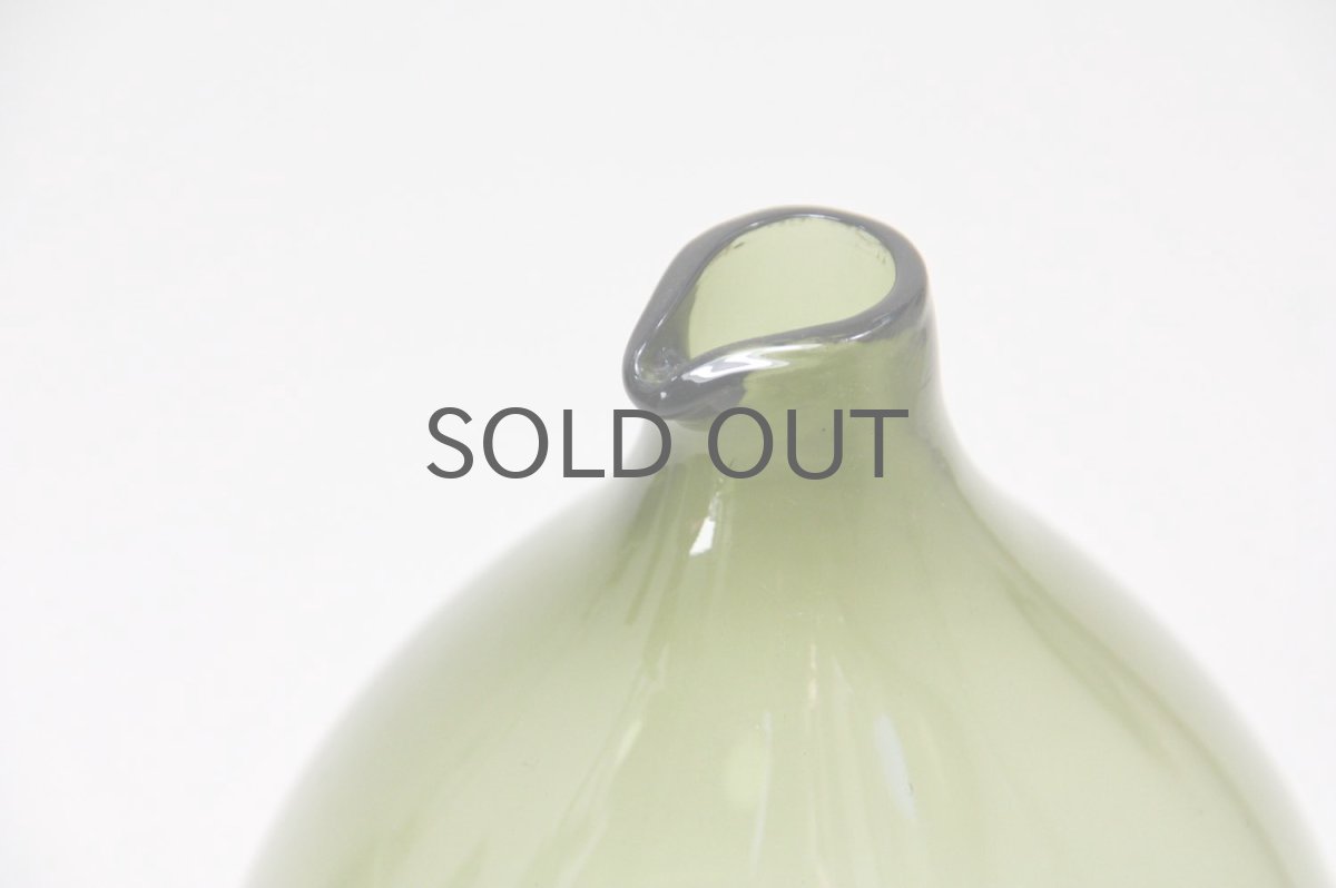 画像3: ビンテージ北欧雑貨/iittala/イッタラ/ TIMO SARPANEVA/ティモ・サルパネバ/バードボトル/i-501/グリーン (3)