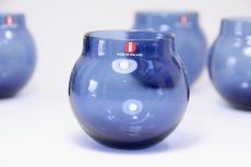 画像1: ビンテージ北欧雑貨/iittala/イッタラ/Aroma/アロマ/タンブラー/ブルー (1)