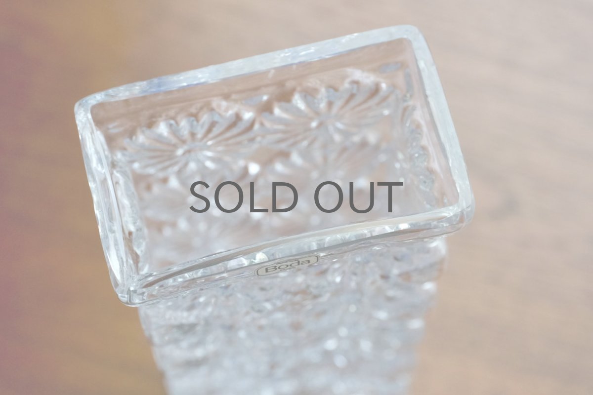 画像6: スウェーデン/BODA /Rolf Sinnemark/フラワーベース/Daisy/デイジー/クリア (6)