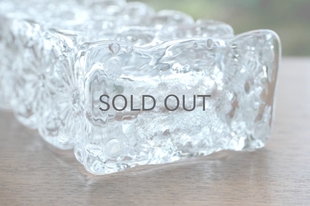 画像11: スウェーデン/BODA /Rolf Sinnemark/フラワーベース/Daisy/デイジー/クリア (11)