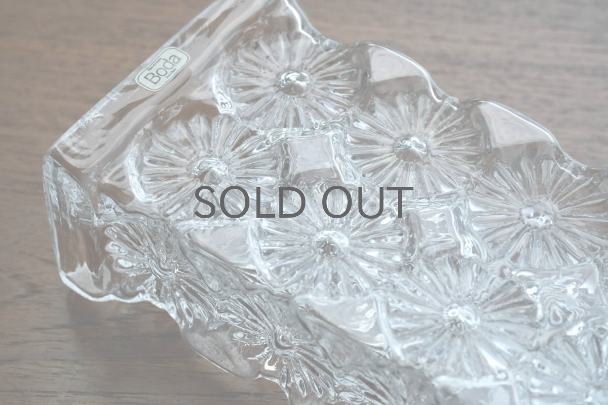 画像9: スウェーデン/BODA /Rolf Sinnemark/フラワーベース/Daisy/デイジー/クリア (9)