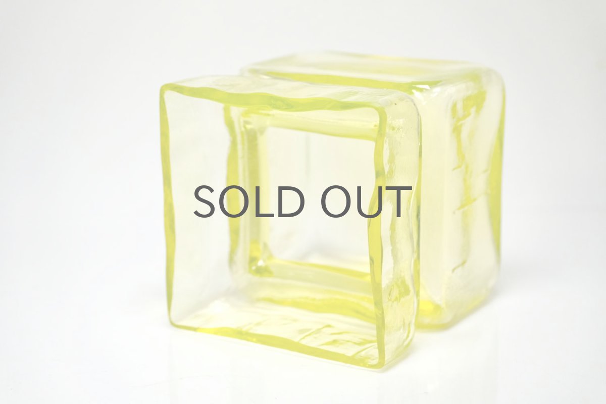 画像4: 北欧雑貨/Riihimaen Lasi/リーヒマエンラシ/Palaシリーズ/花瓶/イエロー/Lサイズ (4)