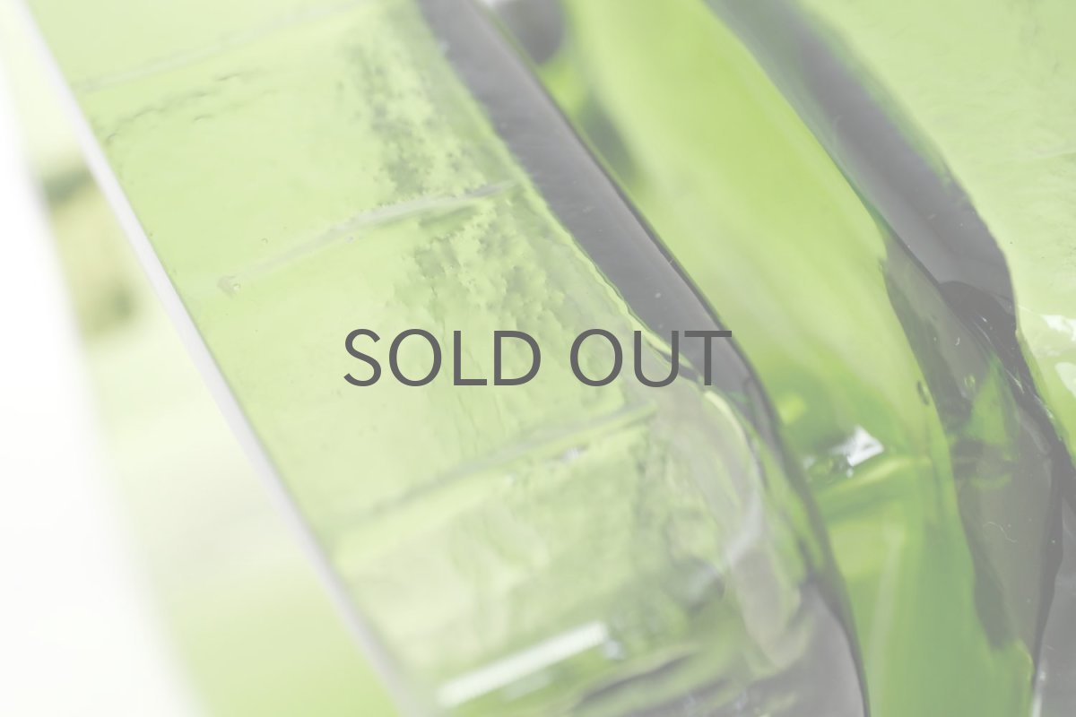 画像5: 北欧ビンテージ雑貨/Riihimaen Lasi/Pala/ベース/花瓶/Lサイズ/オリーブグリーン (5)