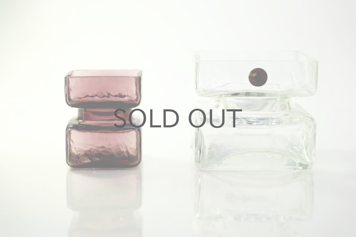 画像6: ビンテージ北欧雑貨/Riihimaen Lasi /リーヒマエン・ラシ/Pala/パラ/花瓶/クリア/Mサイズ (6)