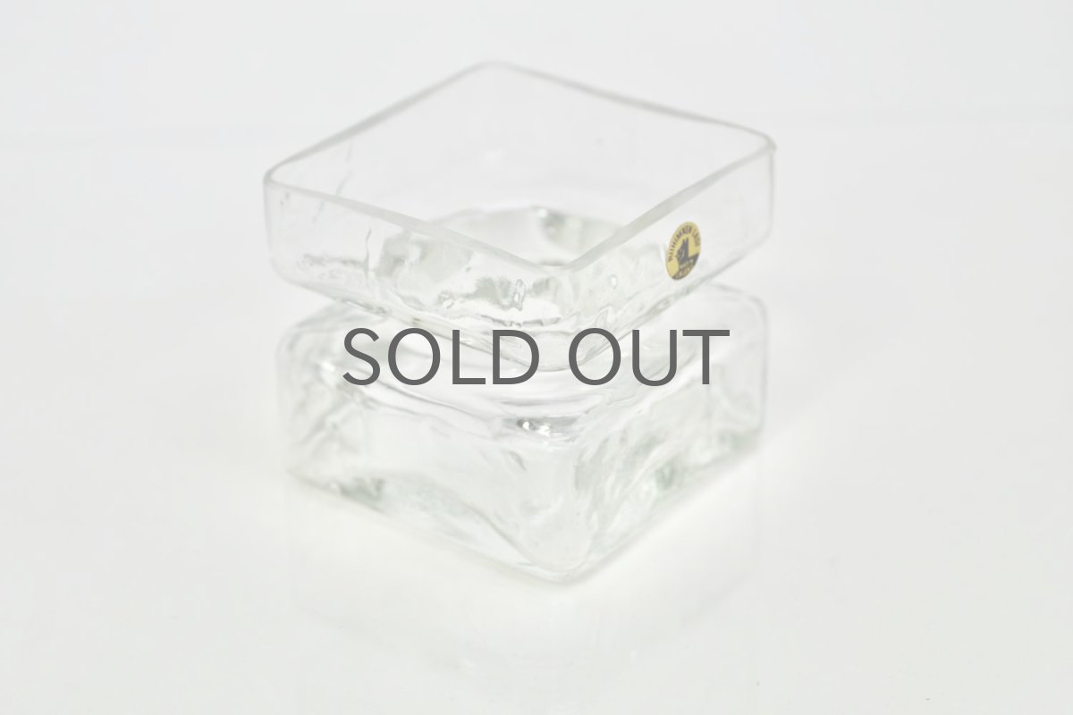 画像4: ビンテージ北欧雑貨/Riihimaen Lasi /リーヒマエン・ラシ/Pala/パラ/花瓶/クリア/Mサイズ (4)