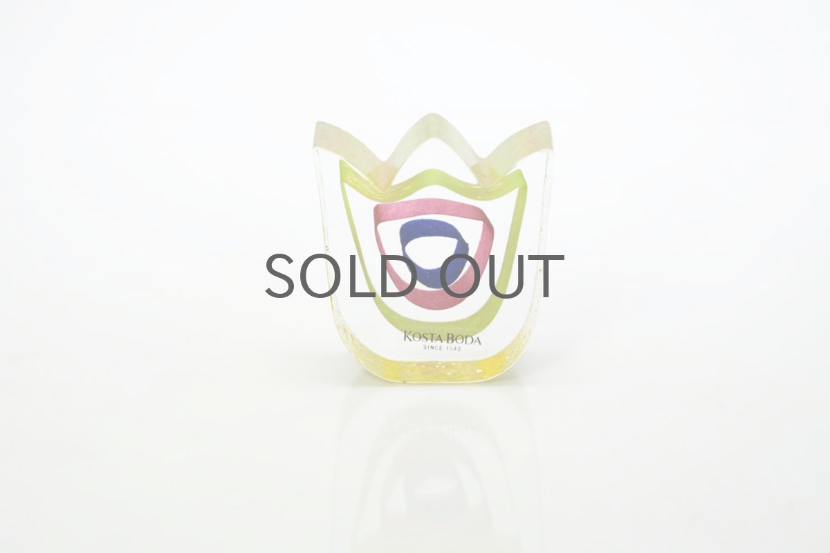 画像2: 北欧ビンテージガラス /KOSTA BODA /Bertil Vallien/Mini Sculptures/Spring Again/チューリップ (2)