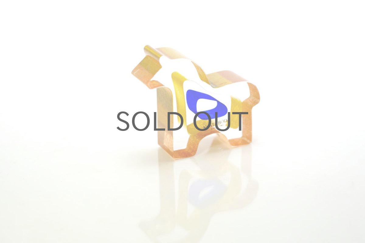 画像1: 北欧ビンテージガラス /KOSTA BODA /Bertil Vallien/Mini Sculptures/Dobbin/ポニー (1)