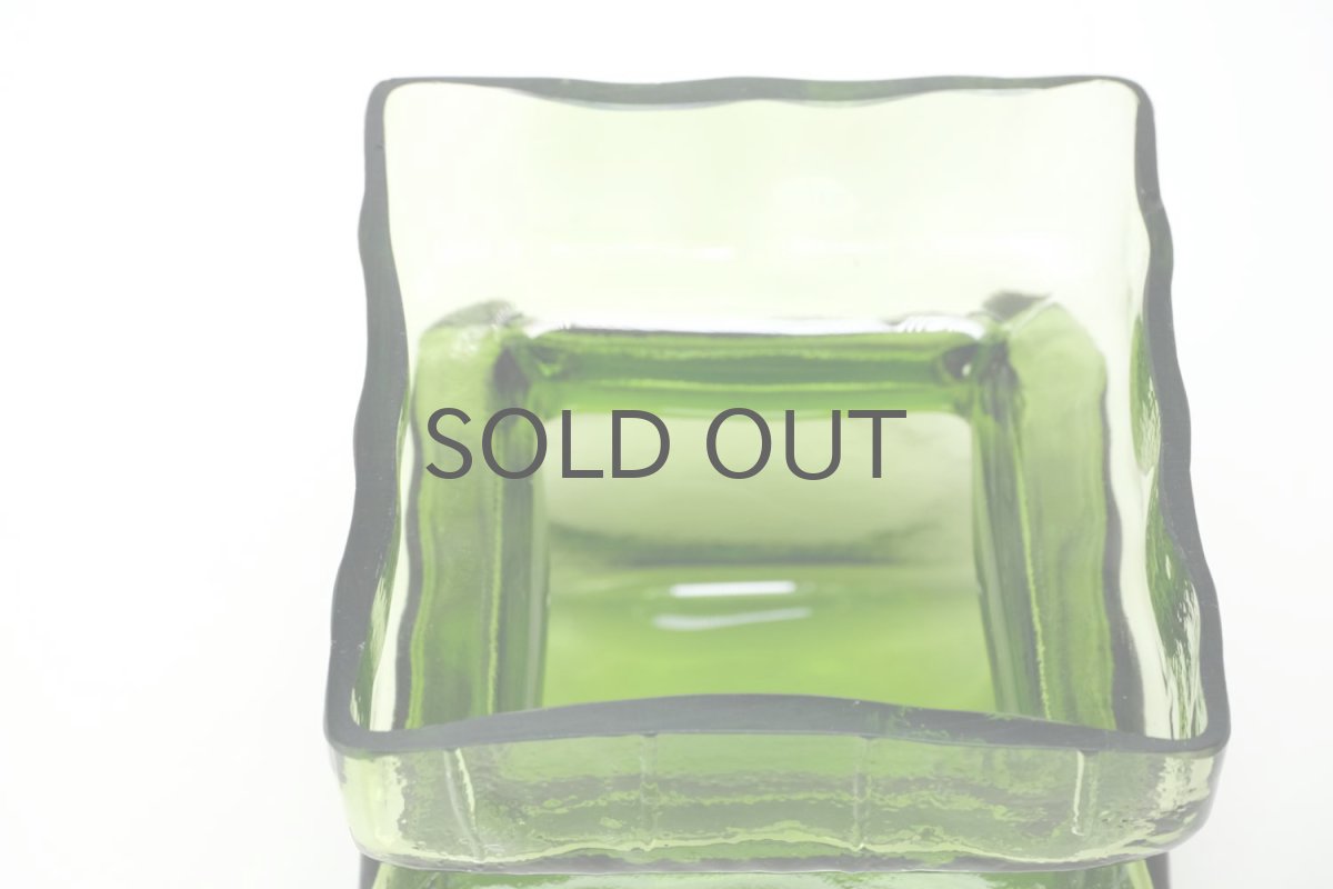 画像3: 北欧雑貨/Riihimaen Lasi/リーヒマエンラシ/Palaシリーズ/花瓶/オリーブグリーン/Lサイズ (3)