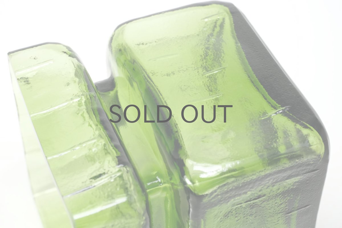 画像6: 北欧雑貨/Riihimaen Lasi/リーヒマエンラシ/Palaシリーズ/花瓶/オリーブグリーン/Lサイズ (6)