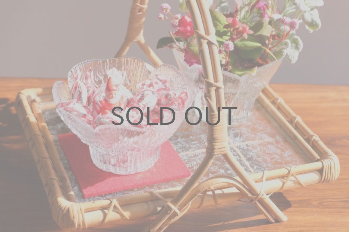 画像2: ビンテージ北欧ガラス/フィンランド/Mantsalan Lasisepat/シャク/クリア/花瓶/キャンドルホルダー/Sサイズ (2)