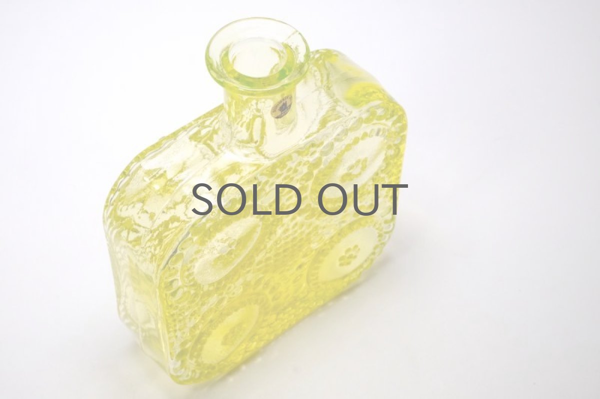 画像7: Riihimaen Lasi/Grapponia/ナニー・スティル/グラッポニアボトル/イエロー (7)