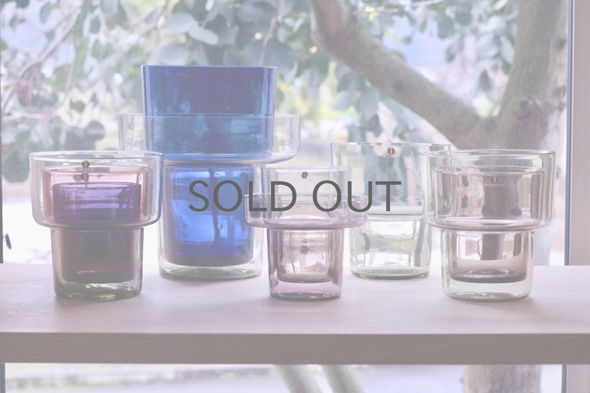 画像6: 北欧ビンテージガラス/Lisa Johansson Pape/リサヨハンソンパッペ/Viola/ビオラ/Wベース/クリア (6)