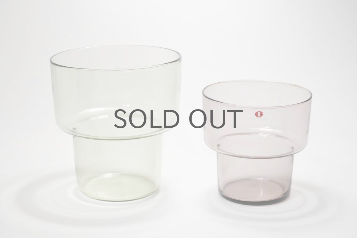 画像3: 北欧ビンテージガラス/Lisa Johansson Pape/リサヨハンソンパッペ/Viola/ビオラ/Wベース/クリア (3)