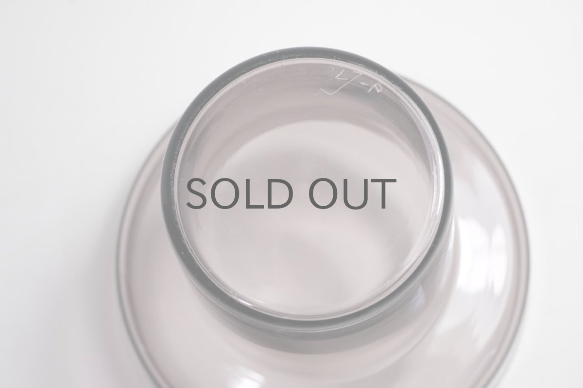 画像8: 北欧ビンテージガラス/Lisa Johansson Pape/リサヨハンソンパッペ/Anemone/アネモネ/Wベース/クリア&ピンク (8)