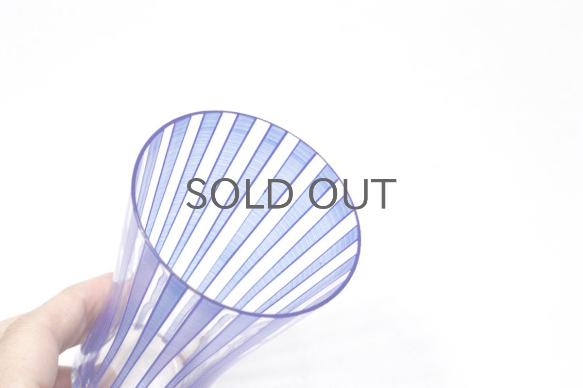 画像4: スウェーデン/Johansfors/ヨハンスフォース/Strict/1952年/グラス/ブルー (4)