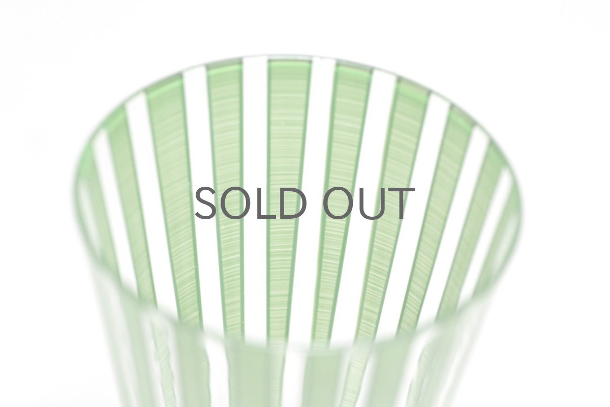 画像2: スウェーデン/Johansfors/ヨハンスフォース/Strict/1952年/グラス/グリーン (2)