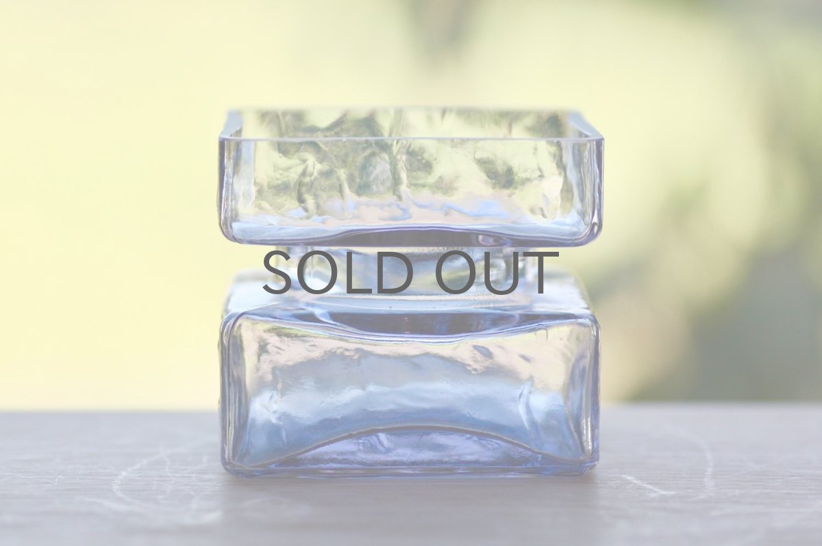 画像6: ビンテージ北欧雑貨/Riihimaen Lasi /リーヒマエン・ラシ/Pala/パラ/花瓶/ラベンダー/Mサイズ (6)