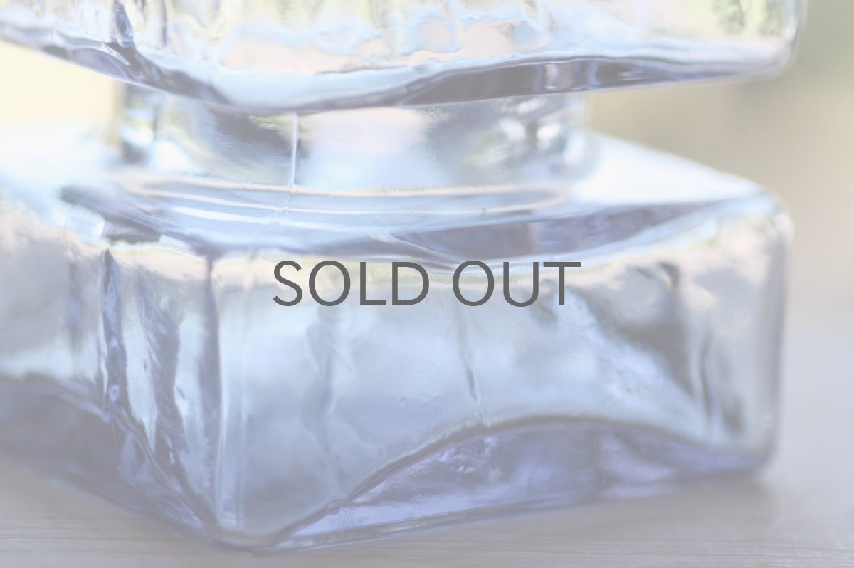 画像7: ビンテージ北欧雑貨/Riihimaen Lasi /リーヒマエン・ラシ/Pala/パラ/花瓶/ラベンダー/Mサイズ (7)