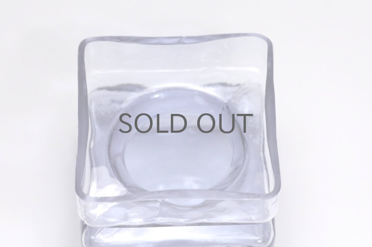 画像4: ビンテージ北欧雑貨/Riihimaen Lasi /リーヒマエン・ラシ/Pala/パラ/花瓶/ラベンダー/Mサイズ (4)