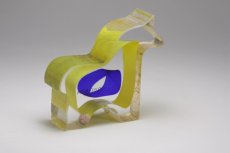 画像4: 北欧ビンテージガラス /KOSTA BODA /Bertil Vallien/Mini Sculptures/Dobbin/ダーナラホース (4)