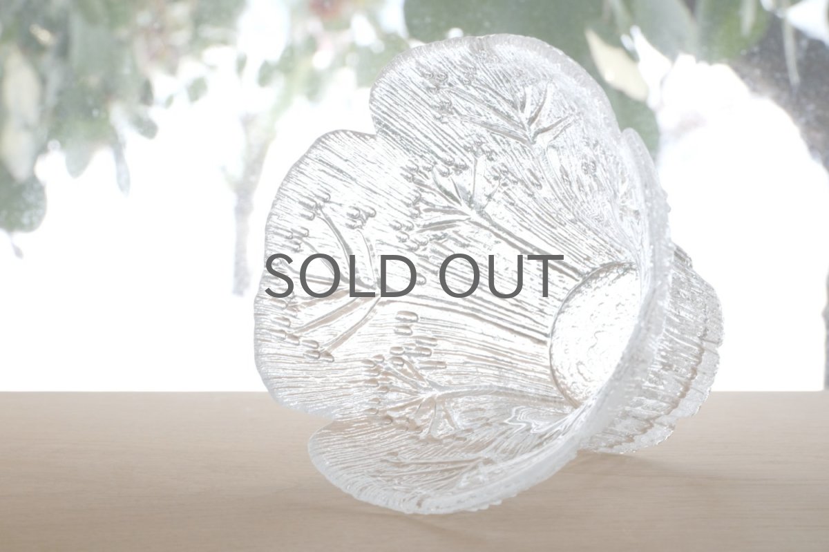 画像4: ビンテージ北欧ガラス/フィンランド/Lasisepat/ラシセパット/フェンネル/クリア/花瓶/キャンドルホルダー (4)