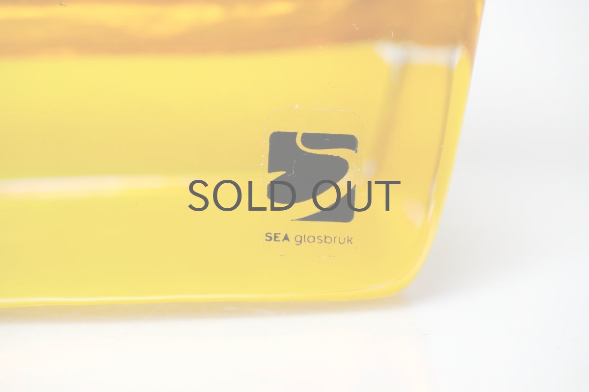 画像3: スウェーデン/Sea Glasbruk製/花のガラスオブジェ/レッド (3)