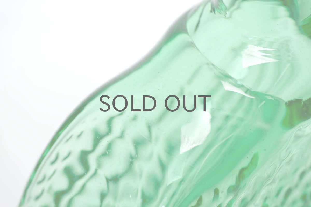 画像4: Riihimaen Lasi/ナニー・スティル/Flindari/フリンダリ/カラフェ/ライトグリーン (4)